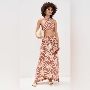 NWT Dress To Crepe Skirt in Bahia Print Size S